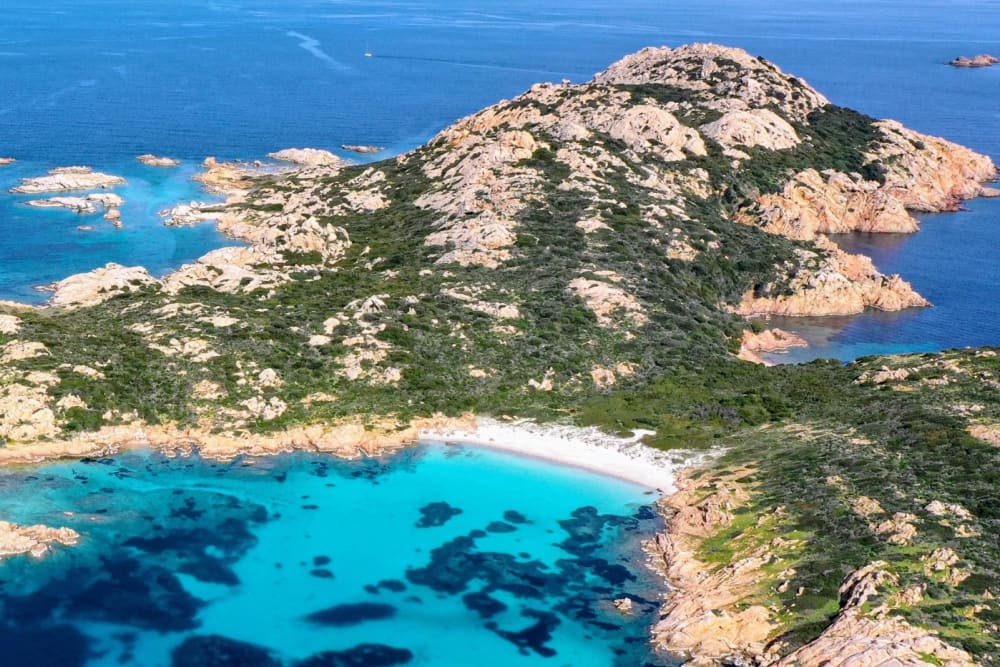 Njut av 7 timmar på en motorbåt i Golfo Aranci