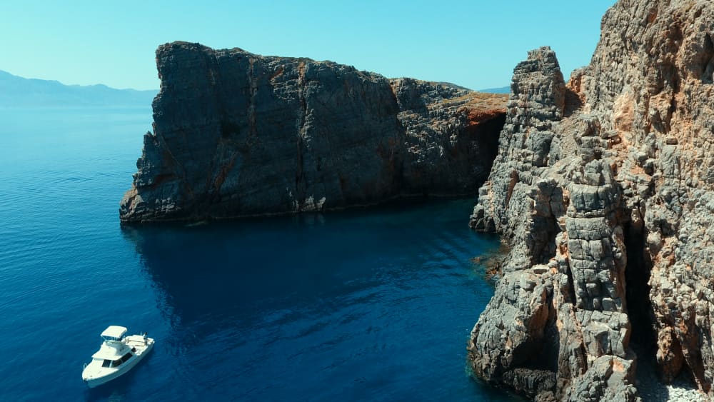 "Discover Eastern Crete's Jewel, Elounda by Private Motor Yacht