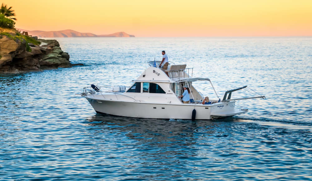 "Discover Eastern Crete's Jewel, Elounda by Private Motor Yacht