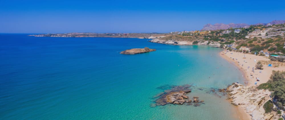 Croisière d'une journée vers les plages emblématiques de Crète