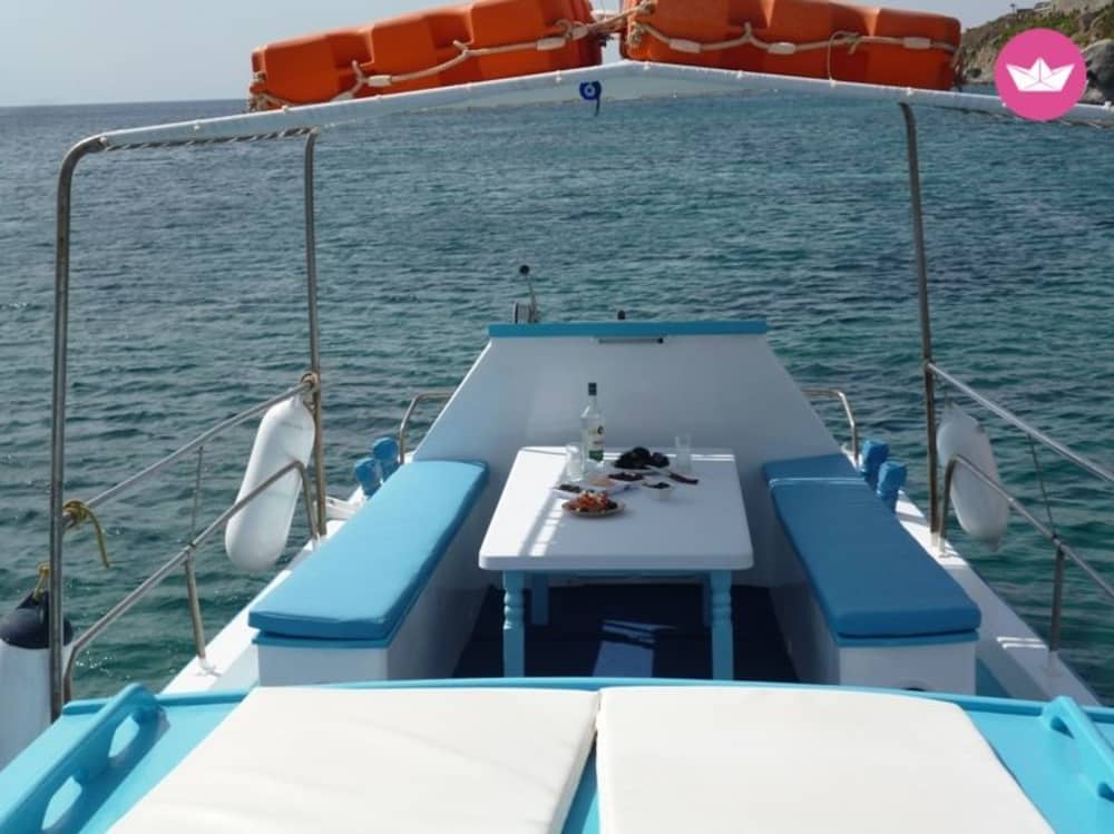 Круиз на целый день по Делосу и Рении с остановками для купания — Aegean Escape