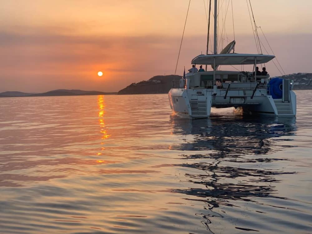 The Ultimate Chill : Private 5-hours Mykonos Catamaran Luxury Escape