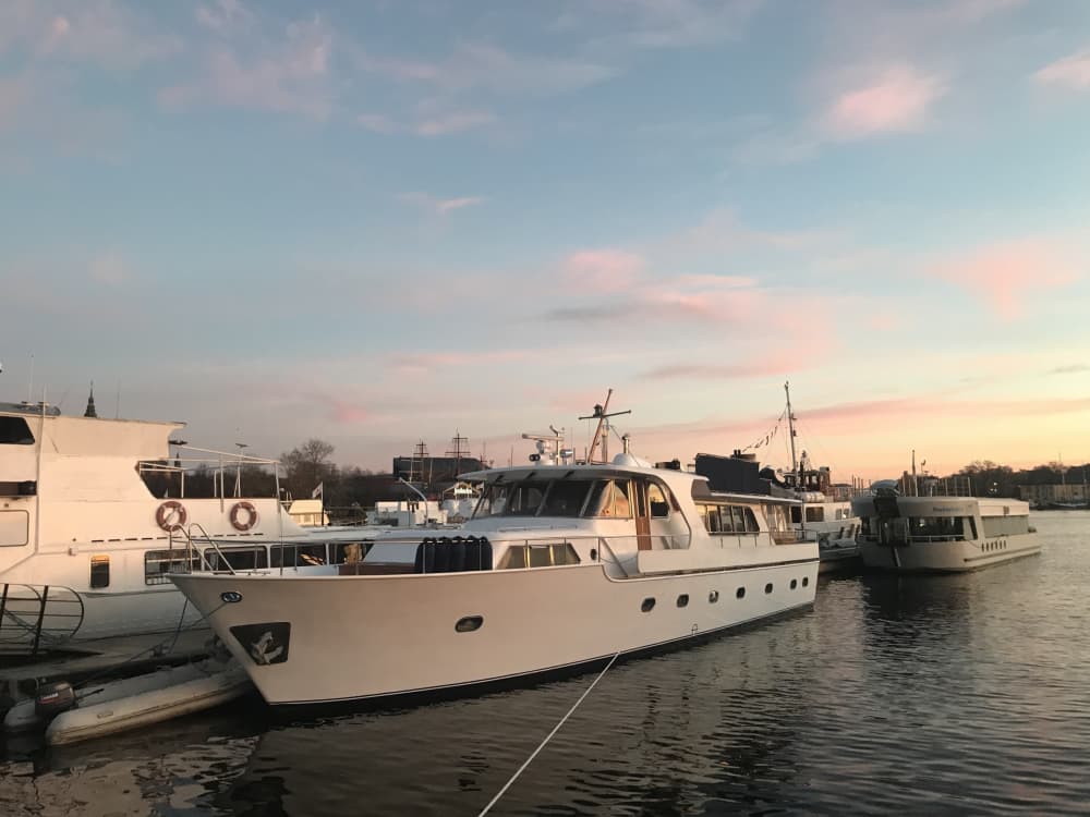 Erleben Sie die Wellen: Ein halbtägiger Ausflug in Stockholm an Bord einer Motoryacht