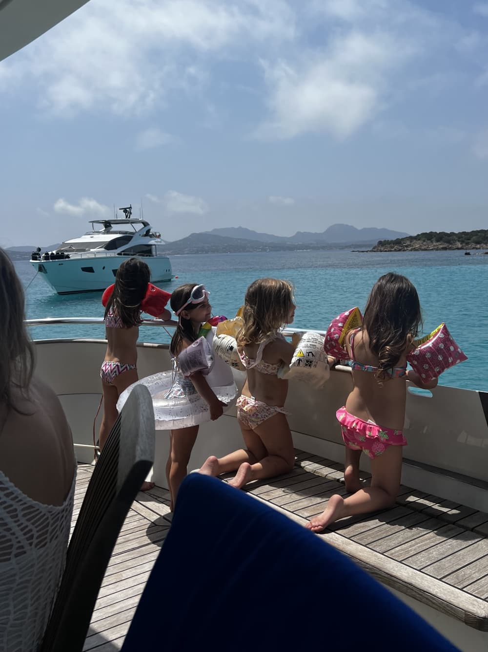 A day aboard a luxury yacht around the Maddalena archipelago