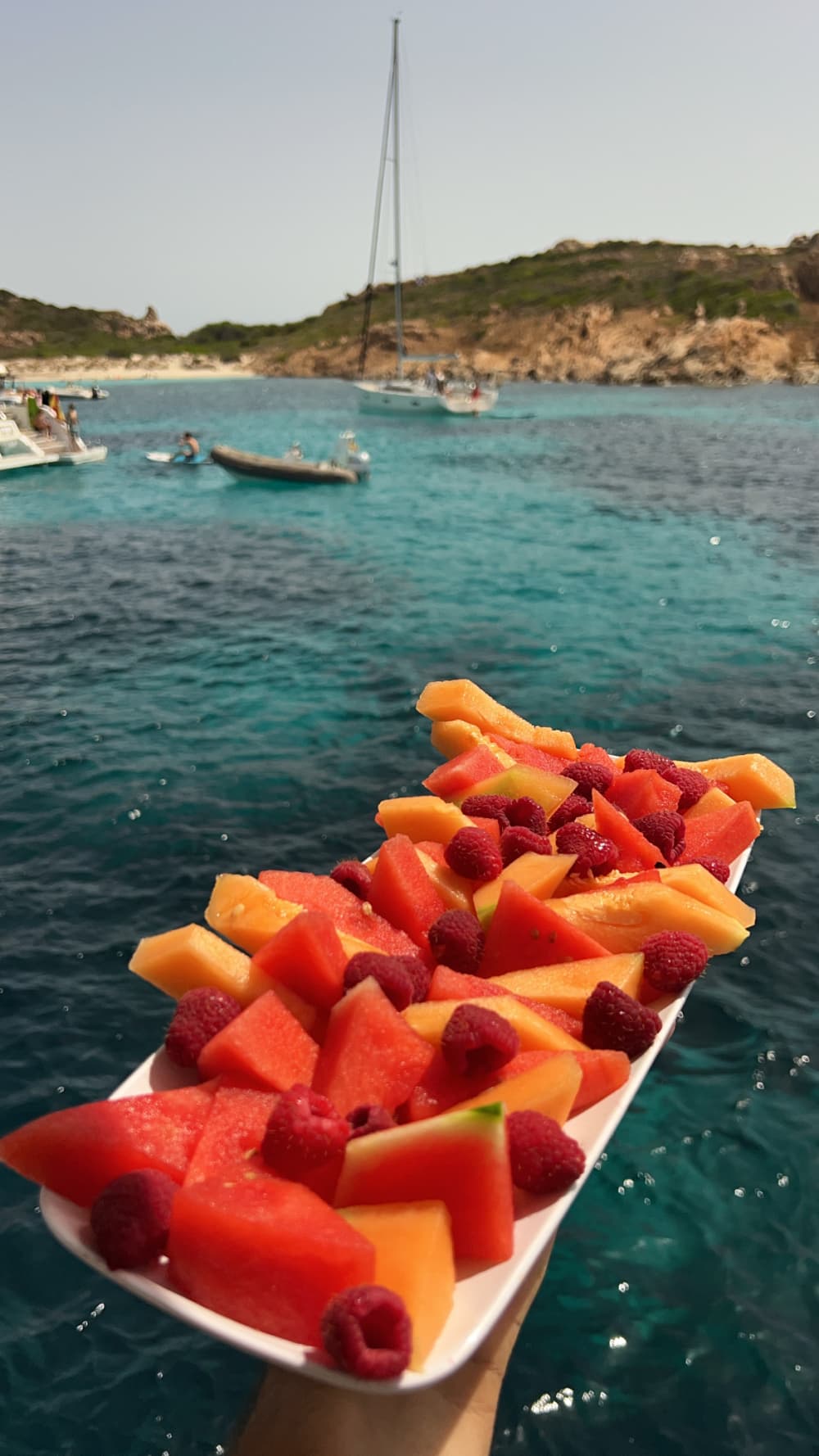 A day aboard a luxury yacht around the Maddalena archipelago