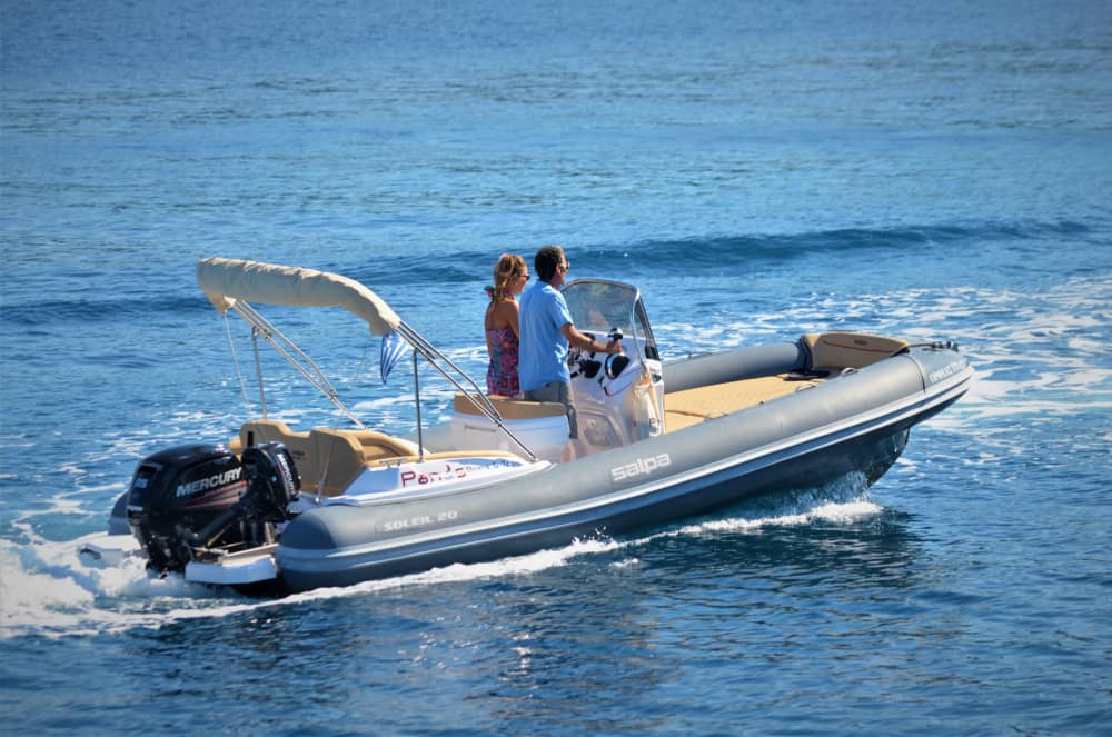 White, blue, and divine: A full day on a motorboat