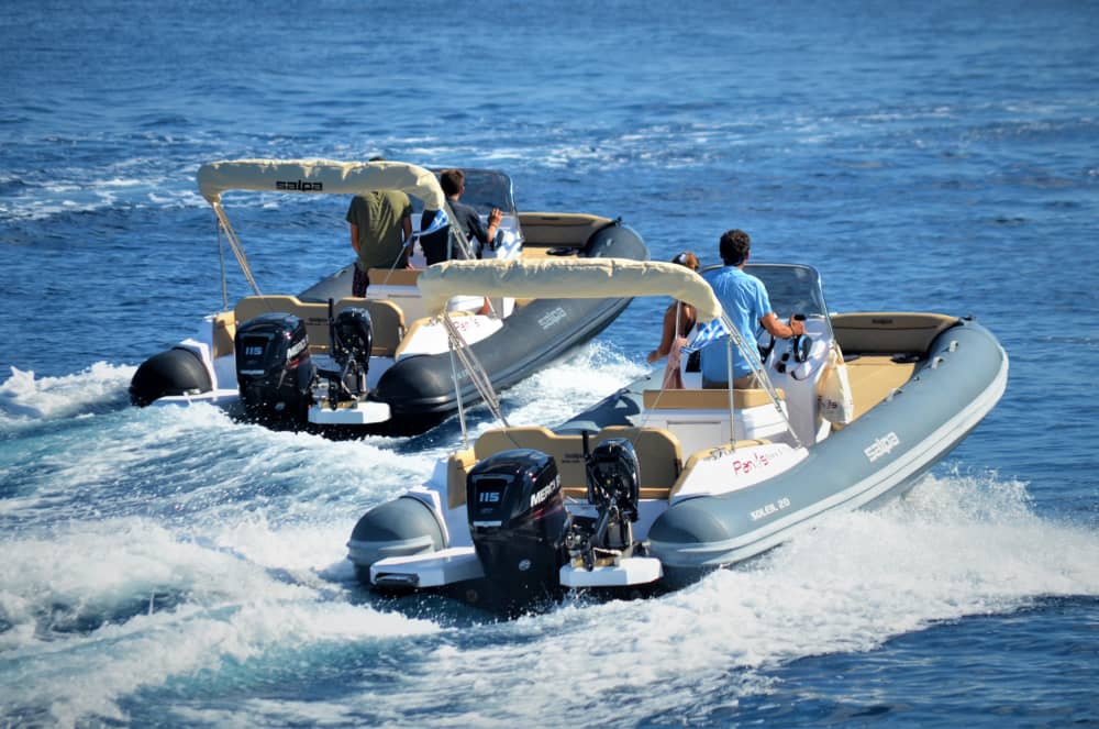 White, blue, and divine: A full day on a motorboat