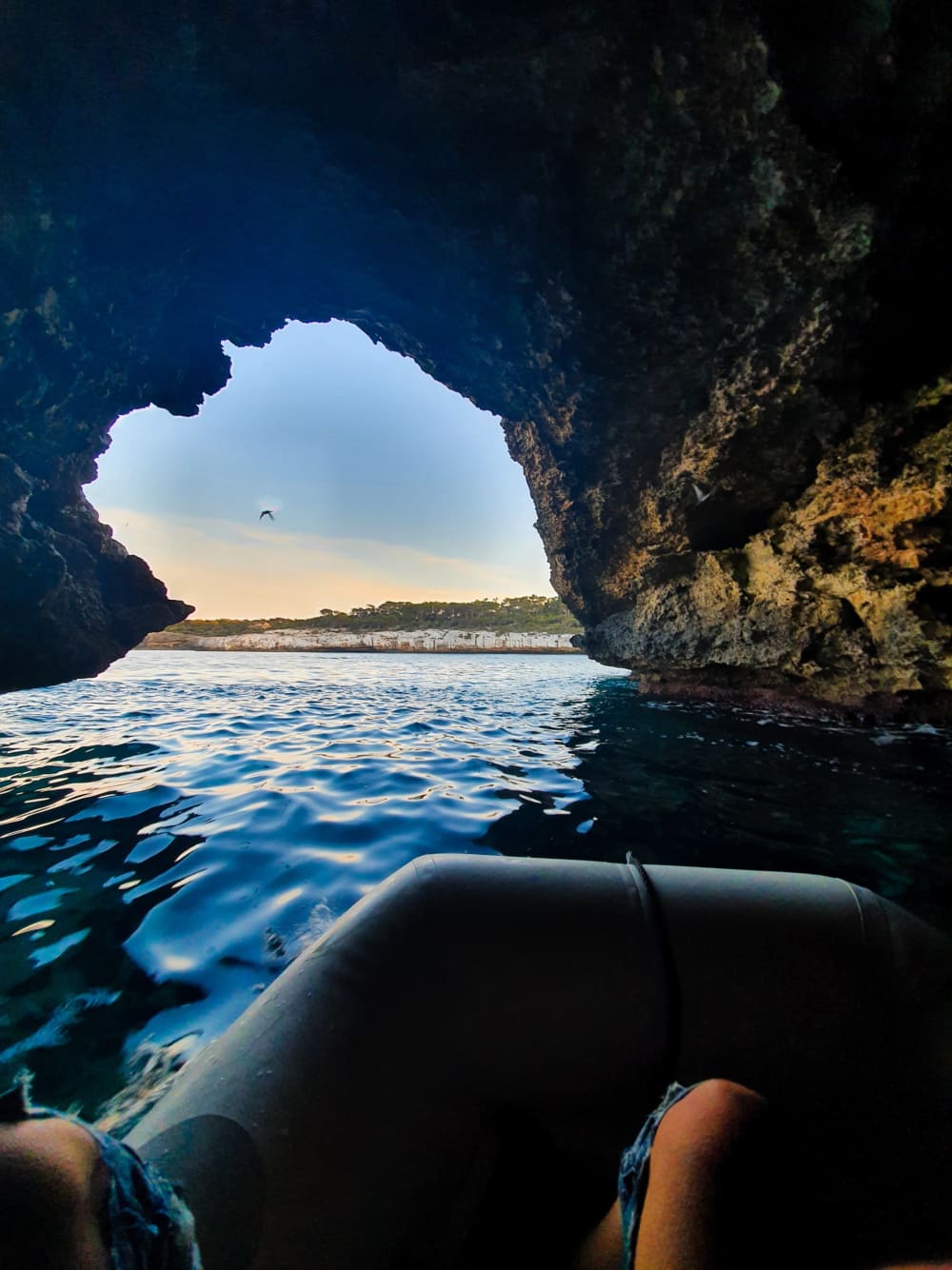Détendez-vous sur un bateau à moteur à Cala d'Or pendant 3h30.