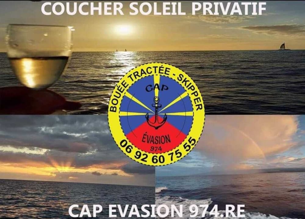 Alquiler de lancha motora por medio día en Saint-Gilles.