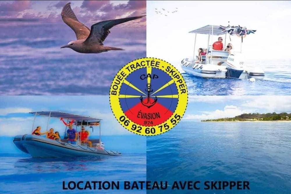 Alquiler de lancha motora por medio día en Saint-Gilles.