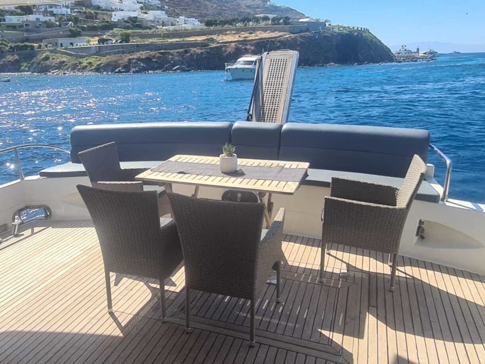 Half Day Yacht Tour for up to 10 persons: Discover the Southern Coast of Mykonos