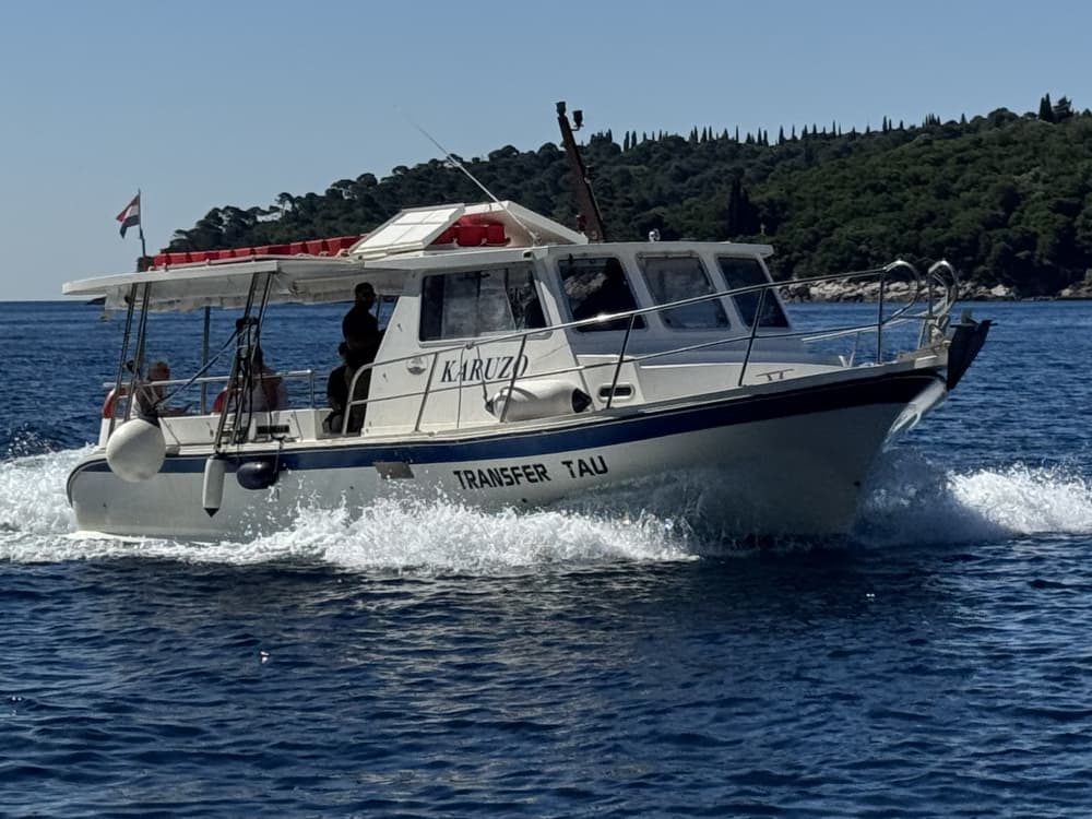 Aventura de meio dia: explore as Ilhas Elafiti em um barco particular!
