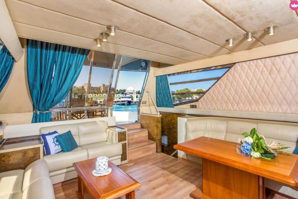 Increíble excursión en barco de medio día visitando la isla de Rodas - 4 h