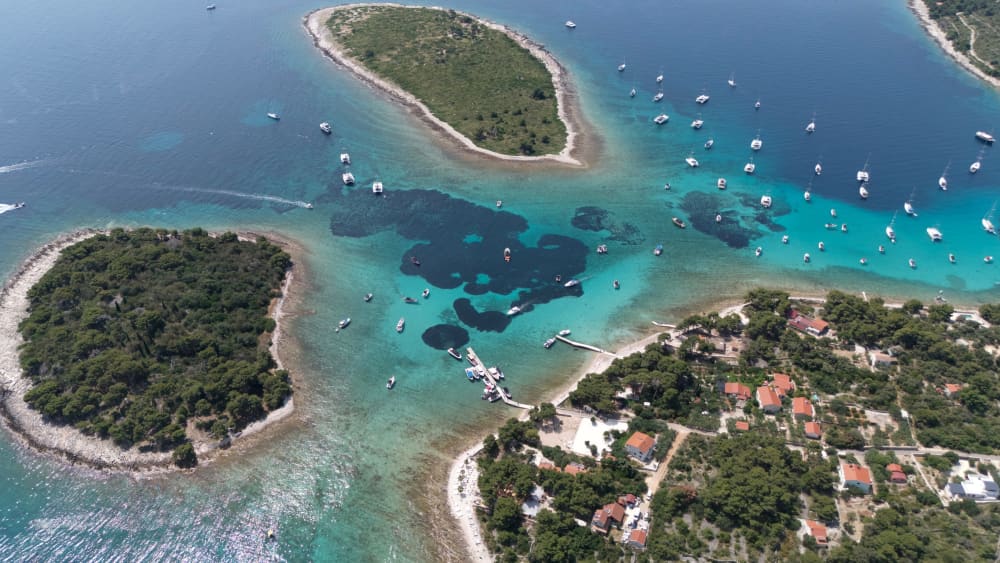 Laguna Azul Split y experiencia de 3 islas (medio día)