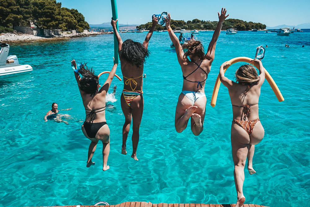 Laguna Azul Split y experiencia de 3 islas (medio día)