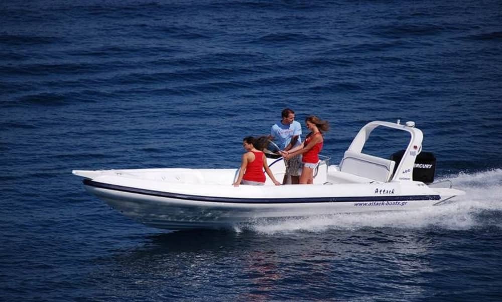 Private boat trip around Syvota on a motorboat