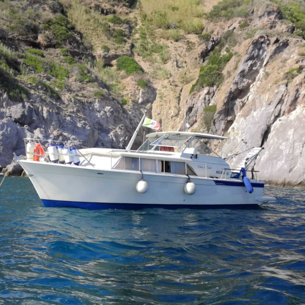La tua barca a motore privata per una giornata intorno a Ischia e non solo.