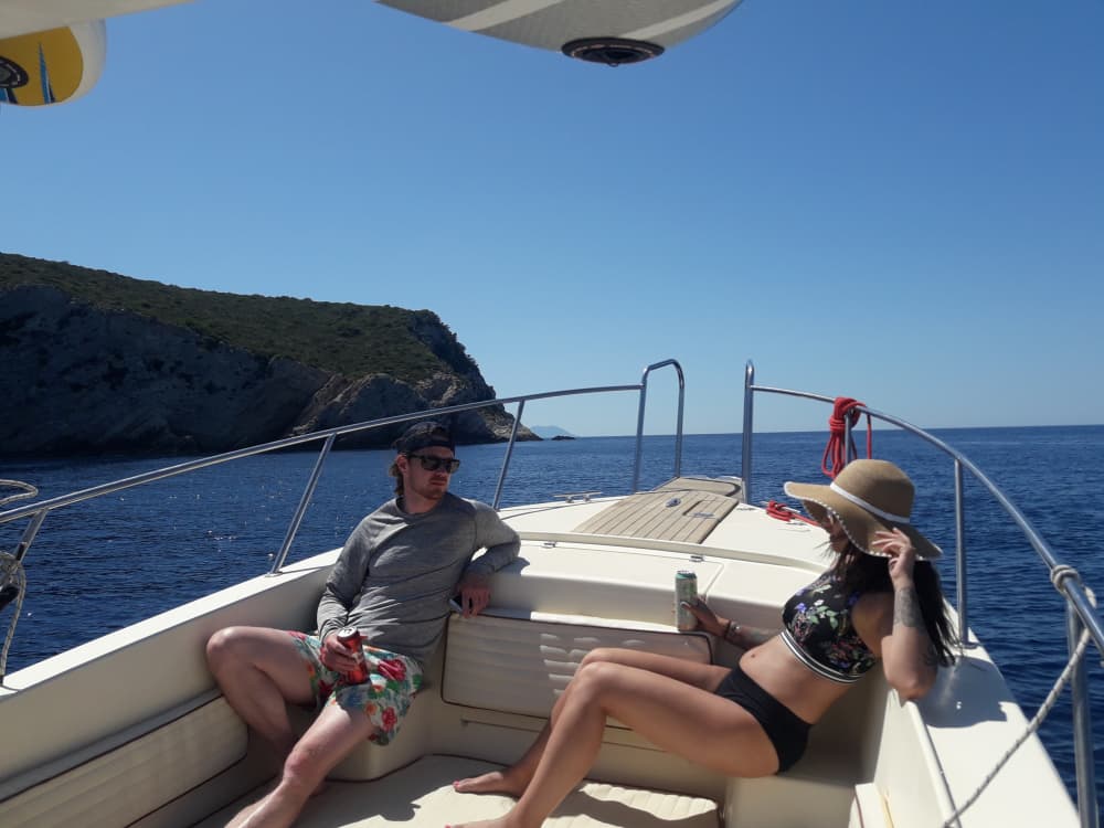 Private boat trip around Vis on a motorboat