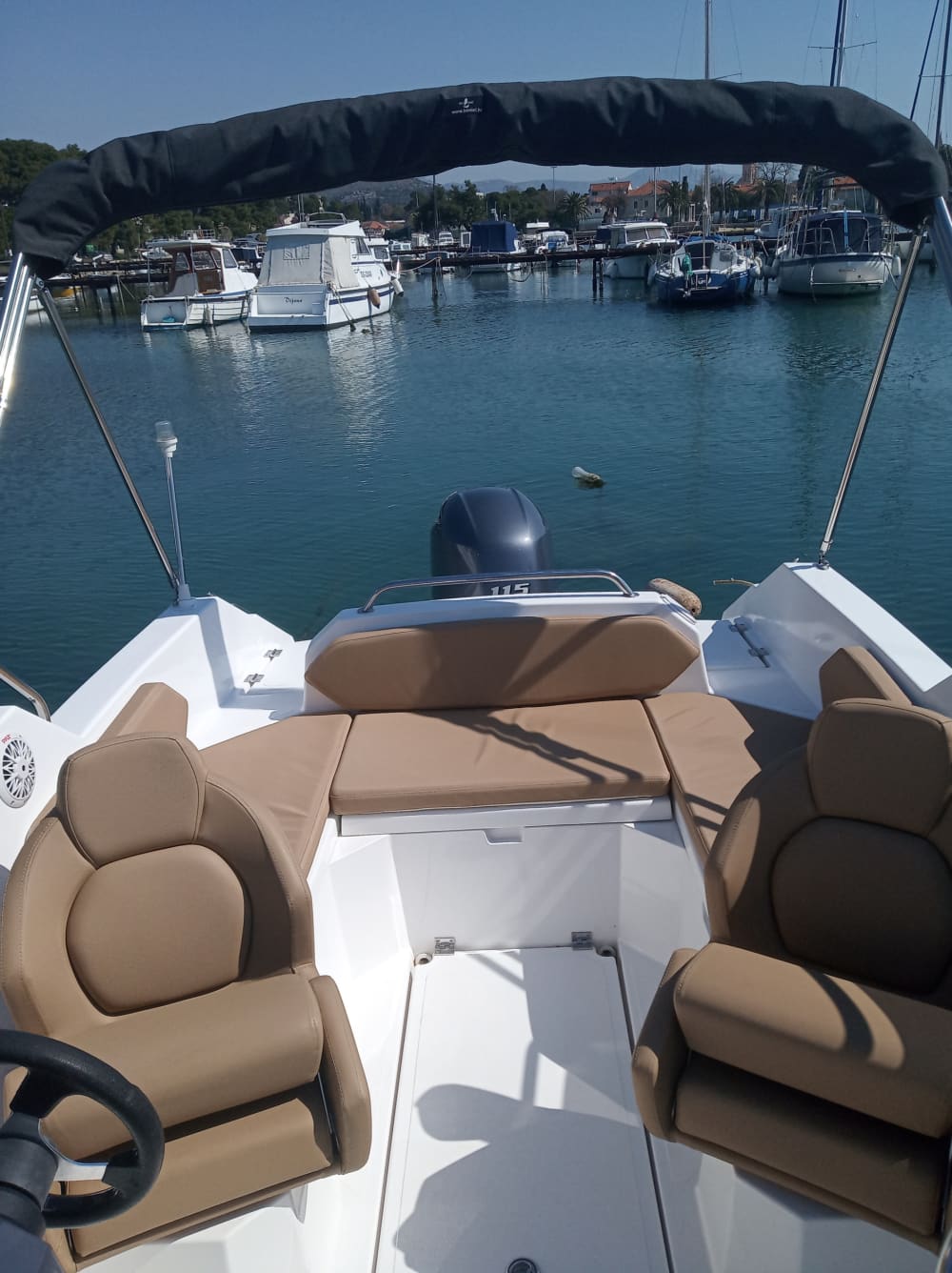 Your private motorboat for a day around Trogir