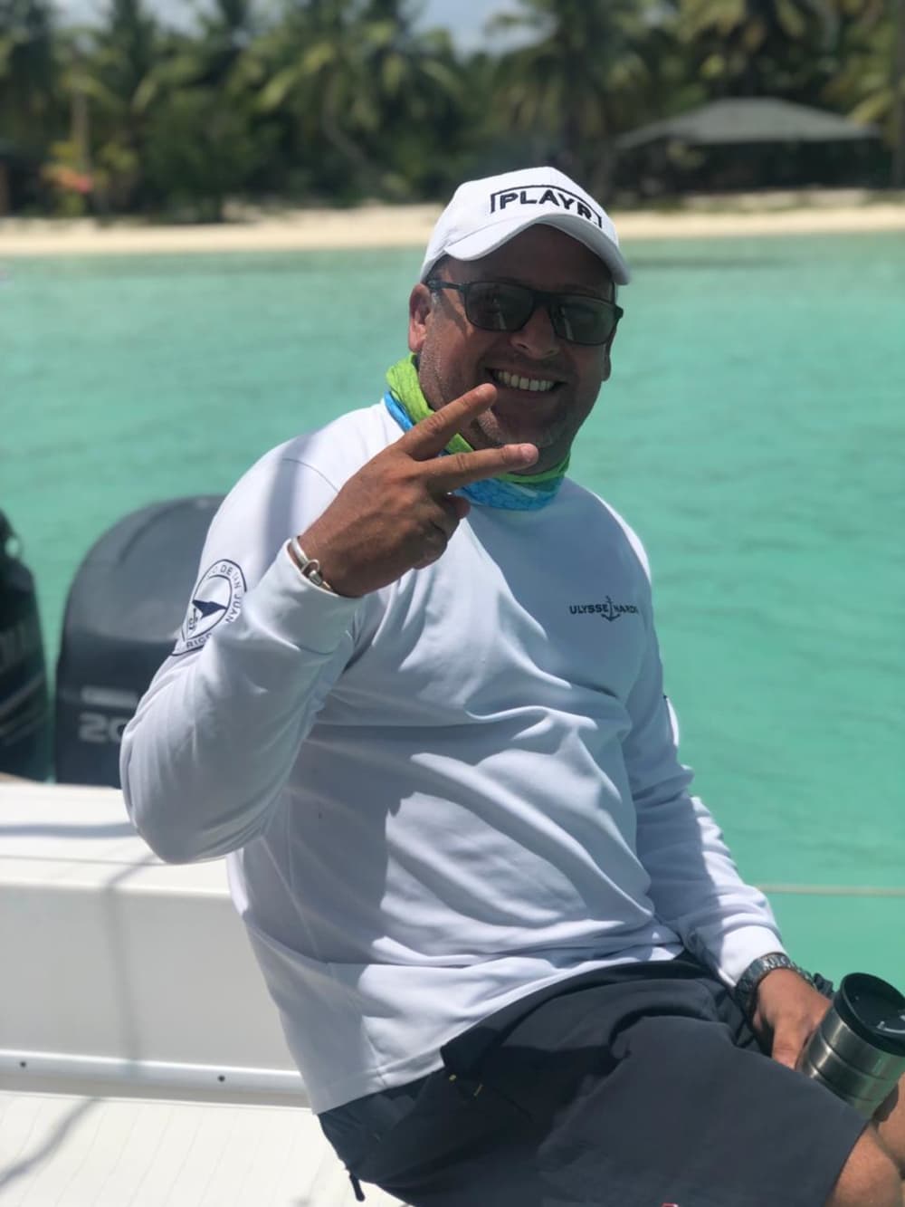 Esplora Bayahibe in barca: una giornata intera sull'acqua a bordo di un motoscafo.