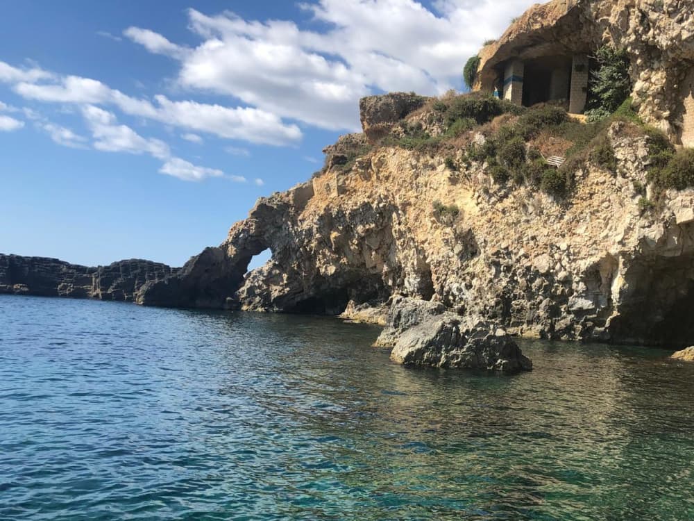 Grottes de Costa Bianca et d'Ortigia