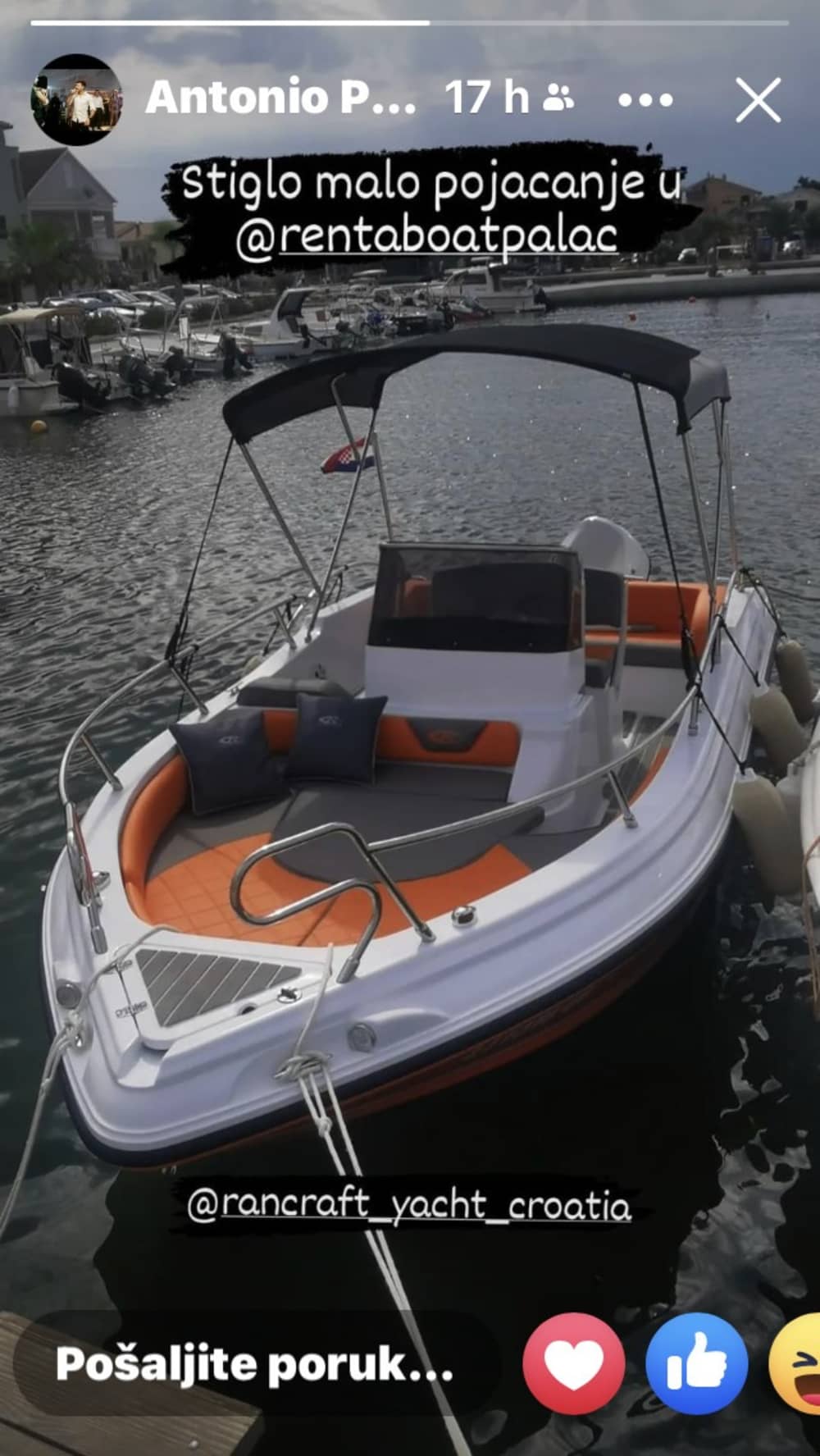 Esplora le baie nascoste di Zara a bordo di un motoscafo.