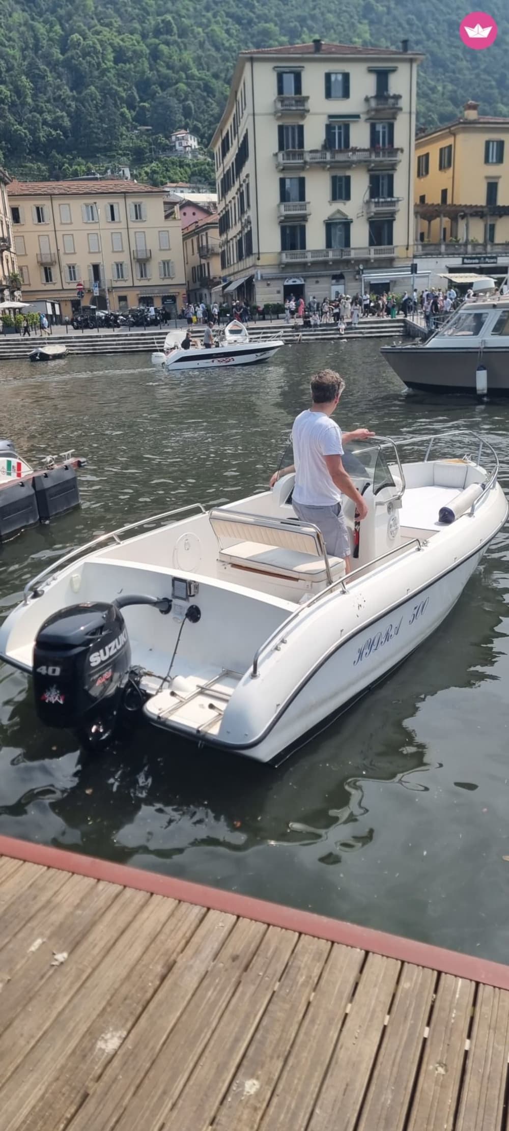 Kurze, bezaubernde Kreuzfahrt auf dem Comer See