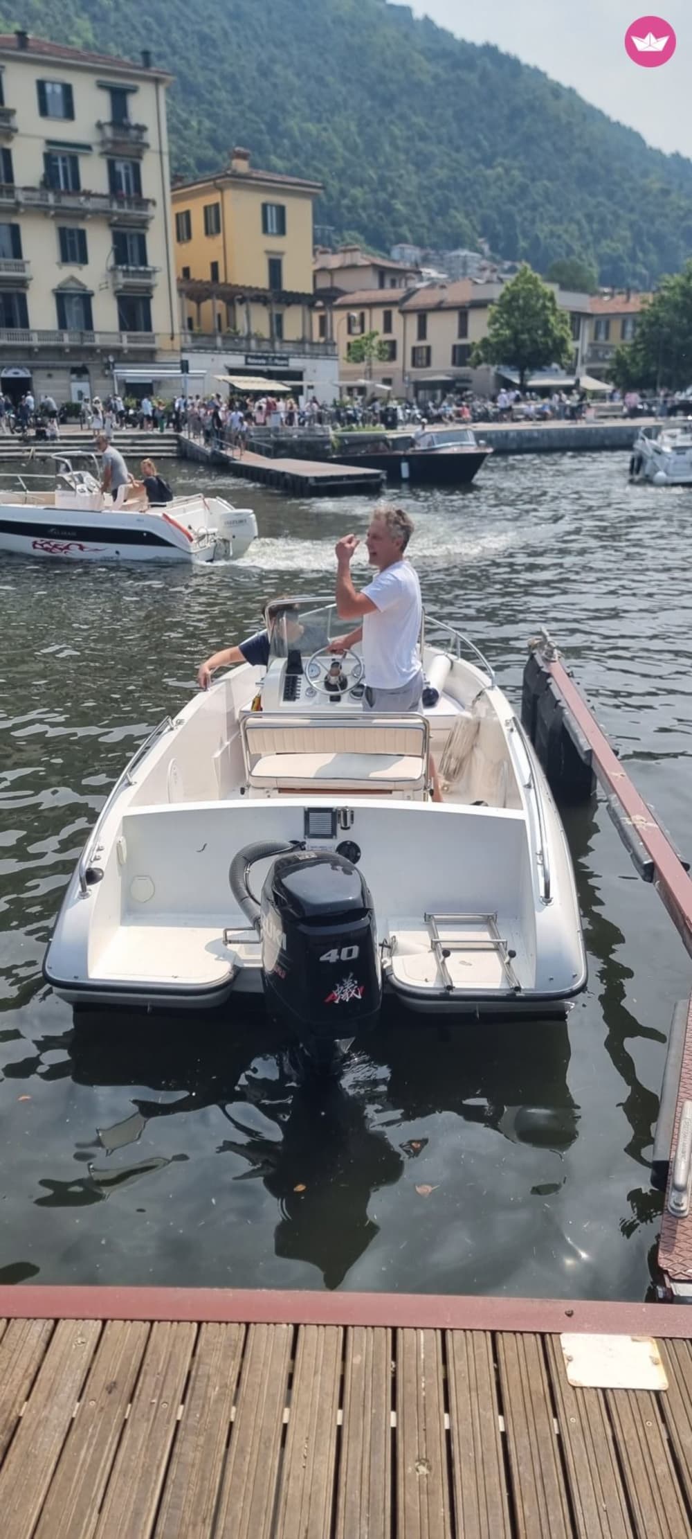 Kurze, bezaubernde Kreuzfahrt auf dem Comer See