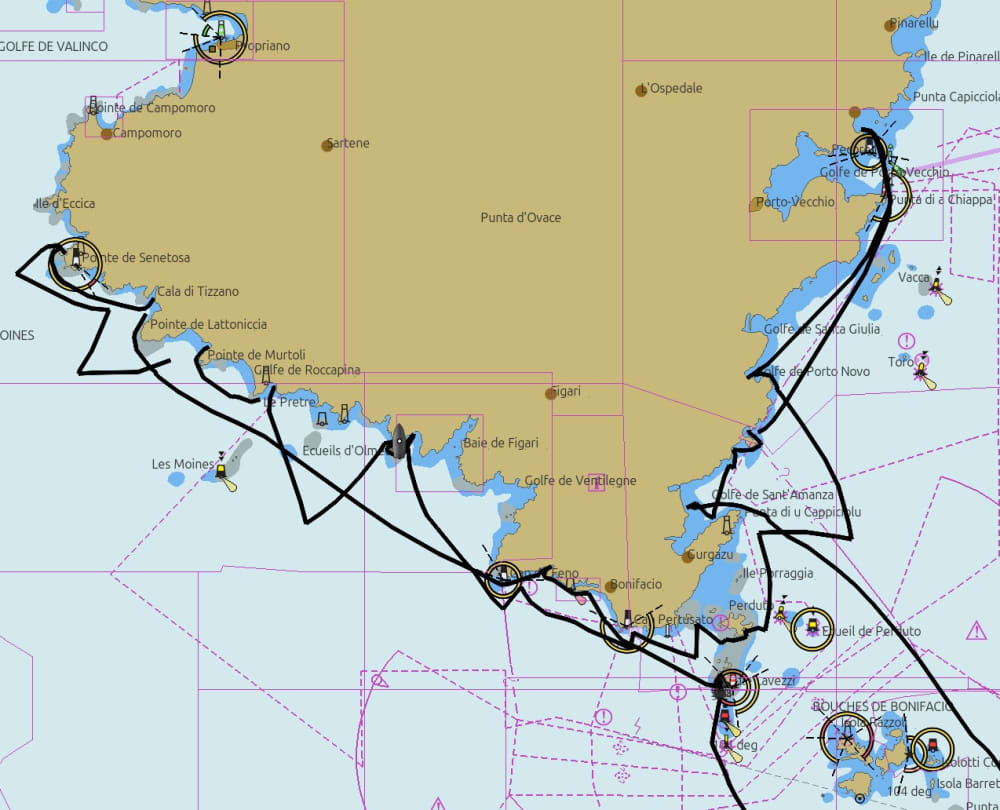 Goditi un'intera giornata su un catamarano a Bonifacio