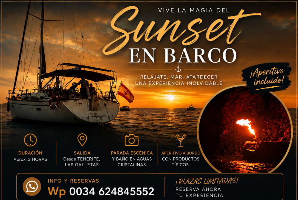 Profitez d'une journée en mer à Tenerife à bord d'un voilier.