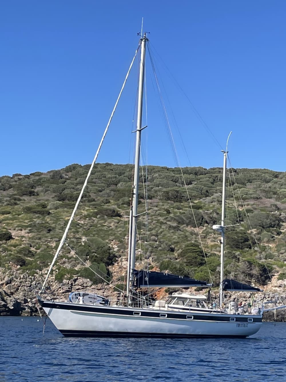 9 timmars segling längs Porto Ercoles kust