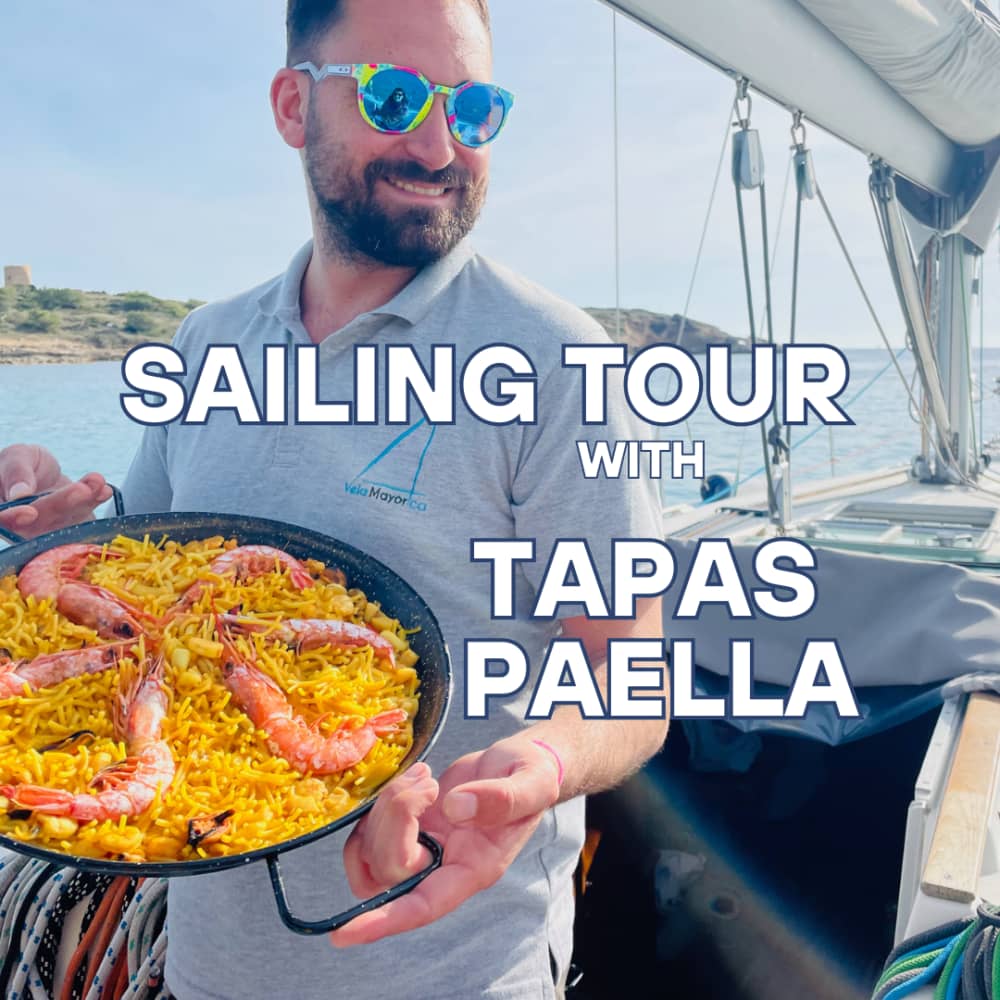 Passeio de barco privado com paella e tapas