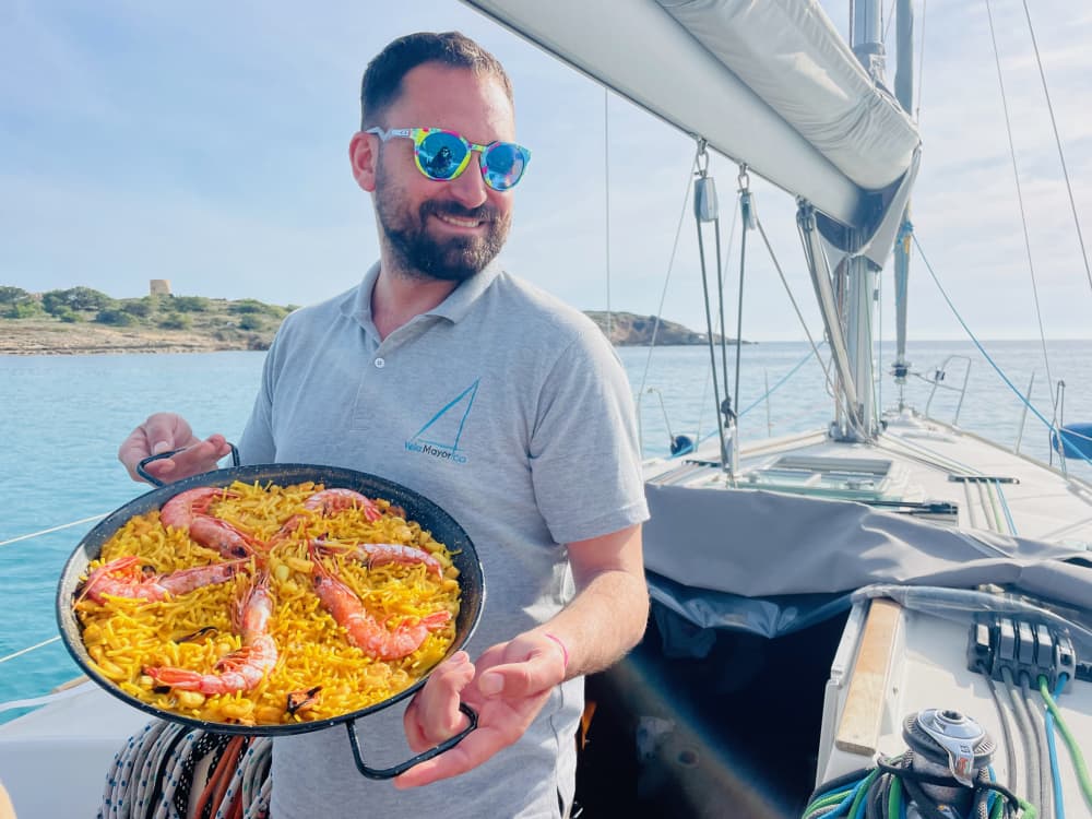 Excursões privadas de vela com Paella e Tapas