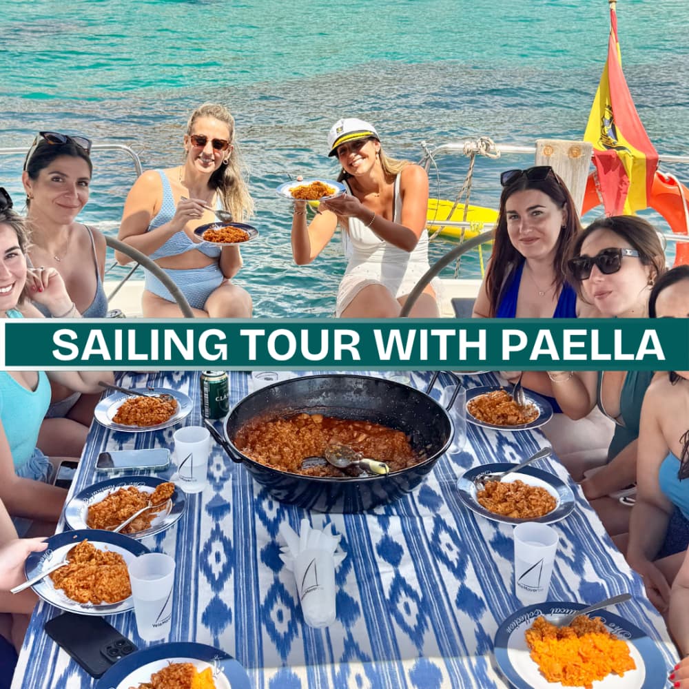 Excursões privadas de vela com Paella e Tapas