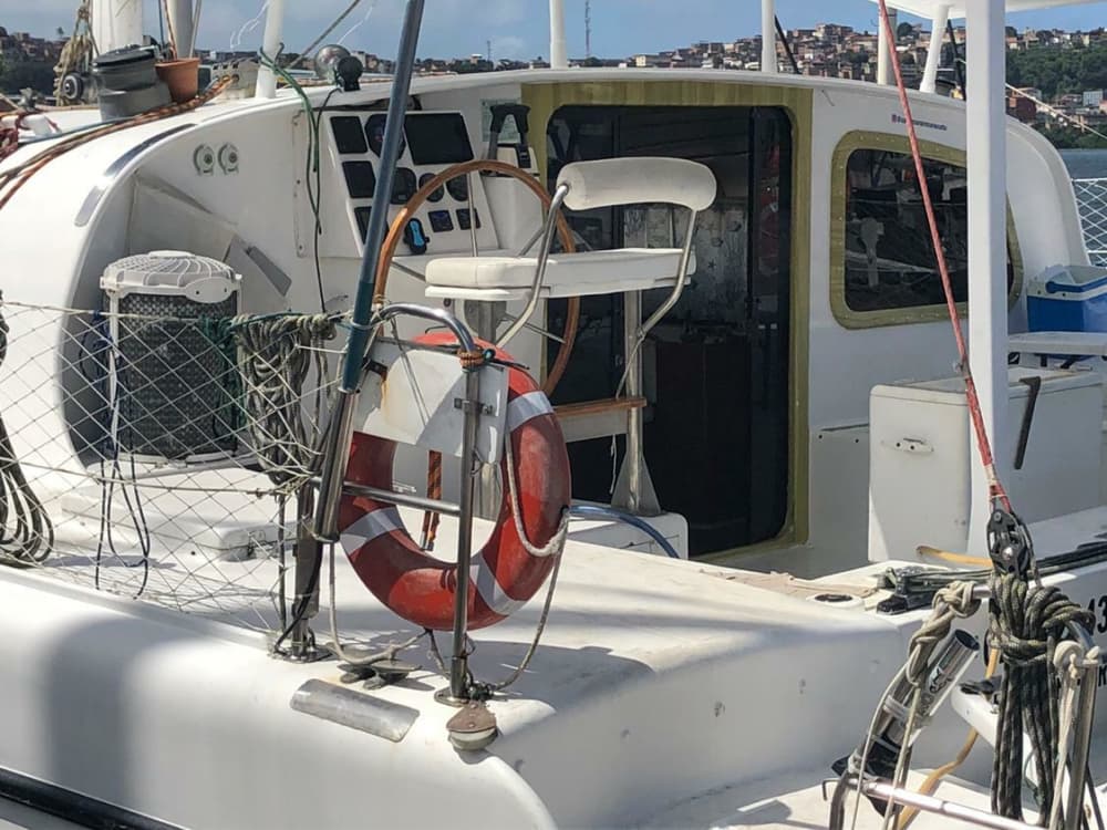 Explore Salvador and enjoy a full day of sailing on a catamaran