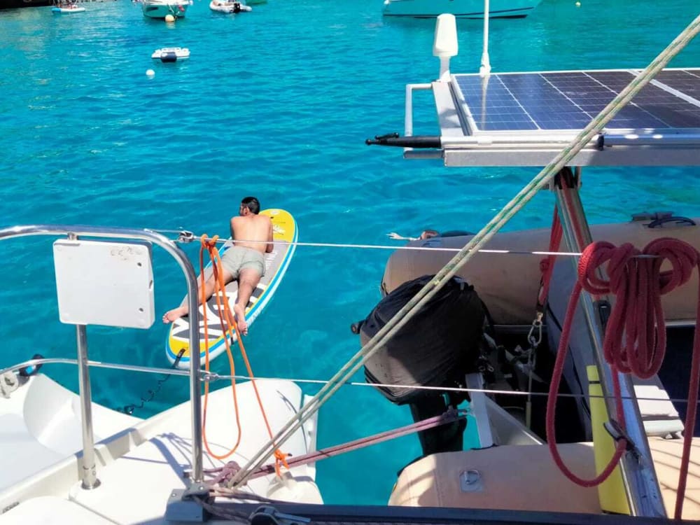 Catamaran rental for a day in Ibiza: Swim, sail and relax