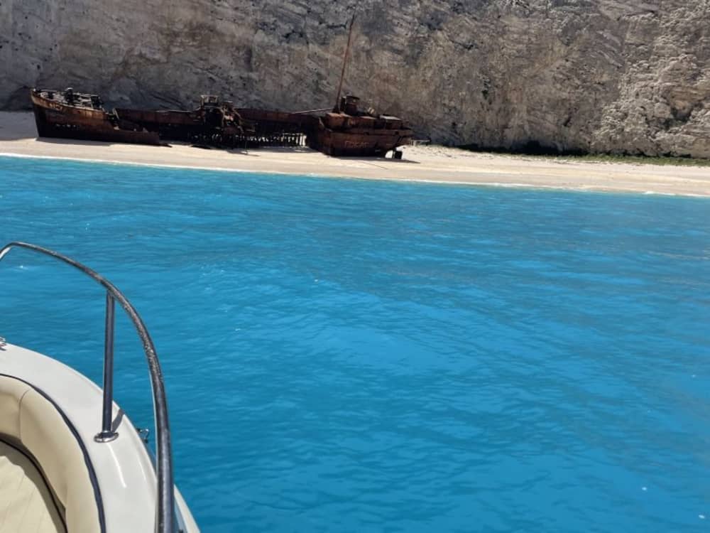 Private Northern Cruise to Shipwreck and Blue Caves with Remote Beach Stops