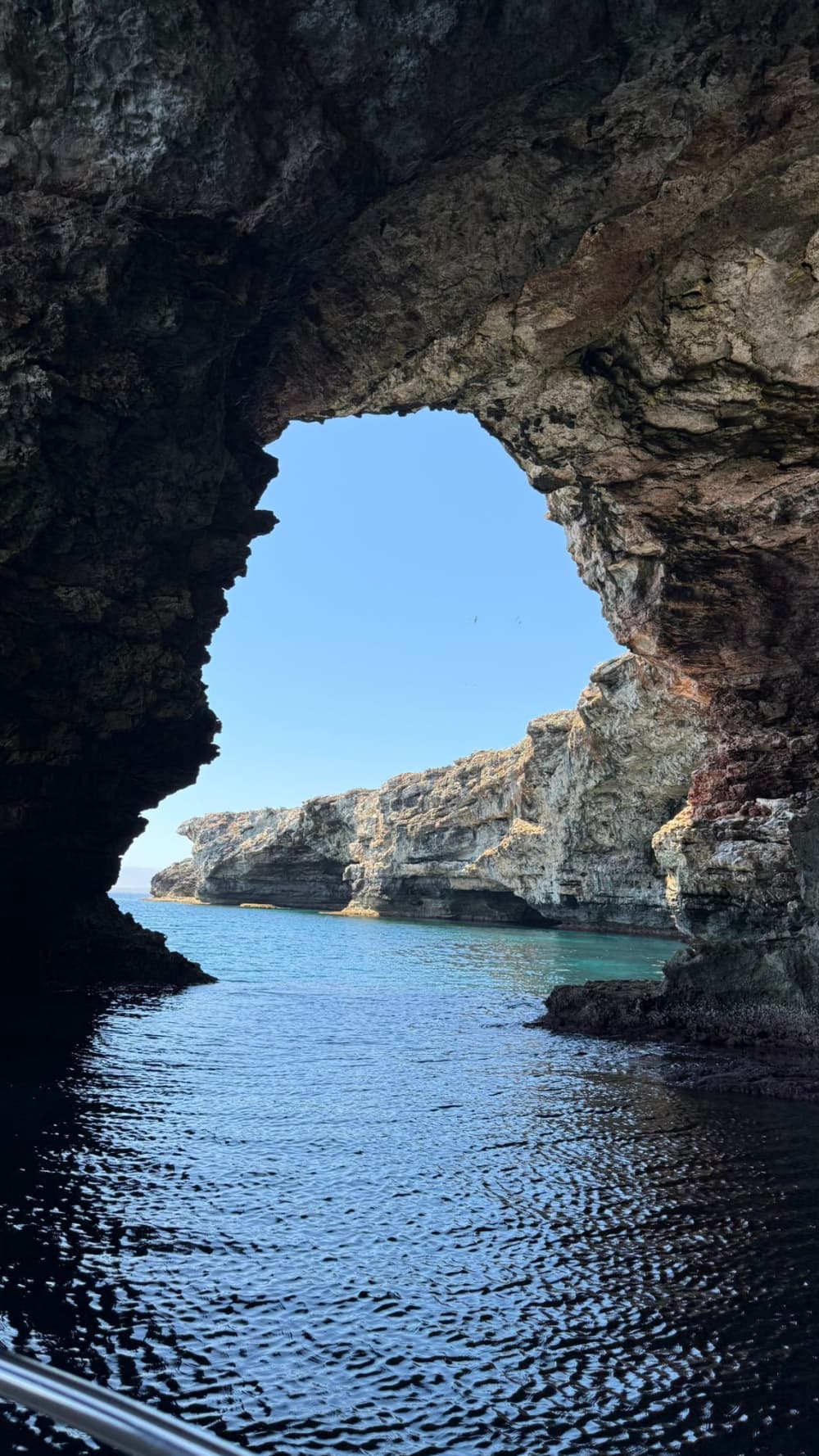 Private boat trip visiting the caves.