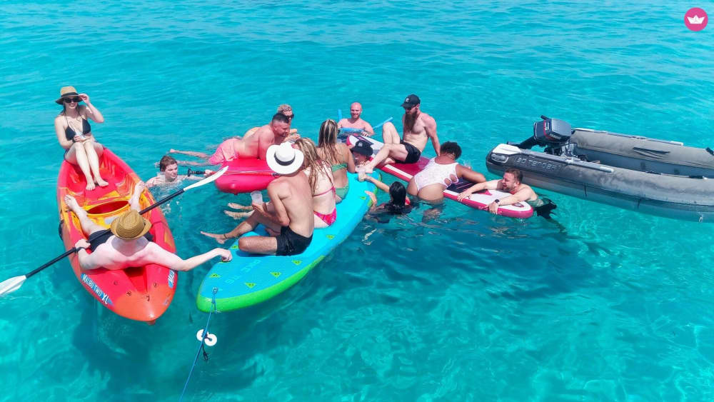Naviguez sur un voilier privé le long des plus belles plages de Formentera