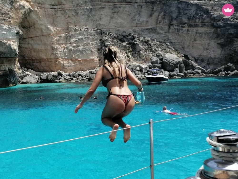 Naviguez sur un voilier privé le long des plus belles plages de Formentera