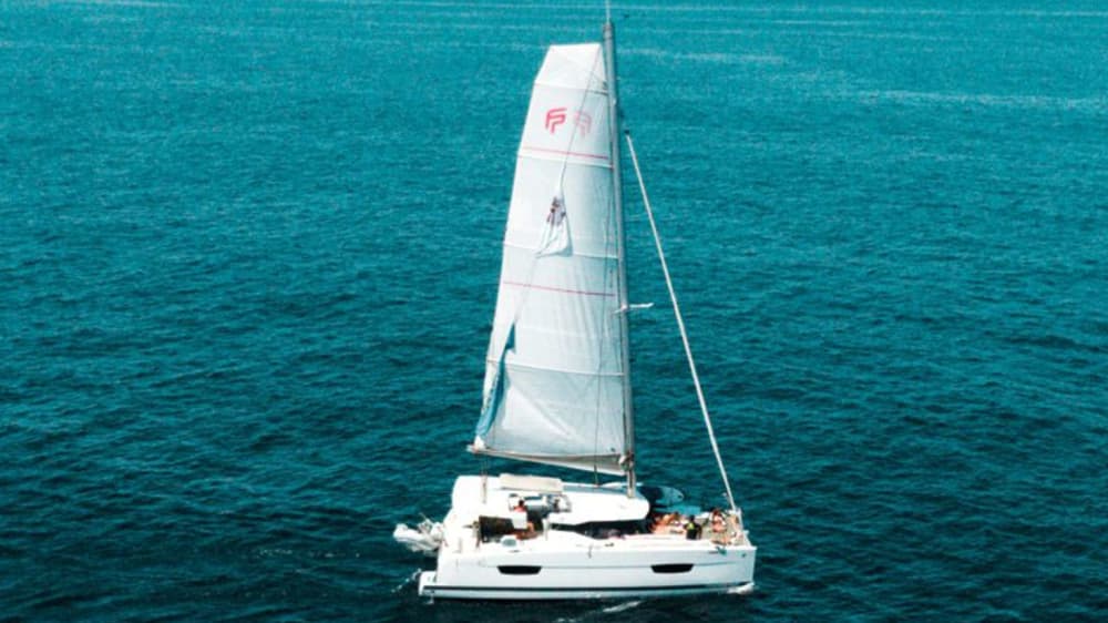 Portimão: Półdniowy katamaran premium