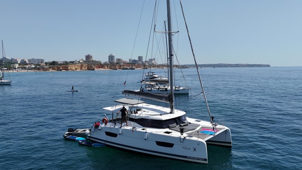 Portimão: Półdniowy katamaran premium