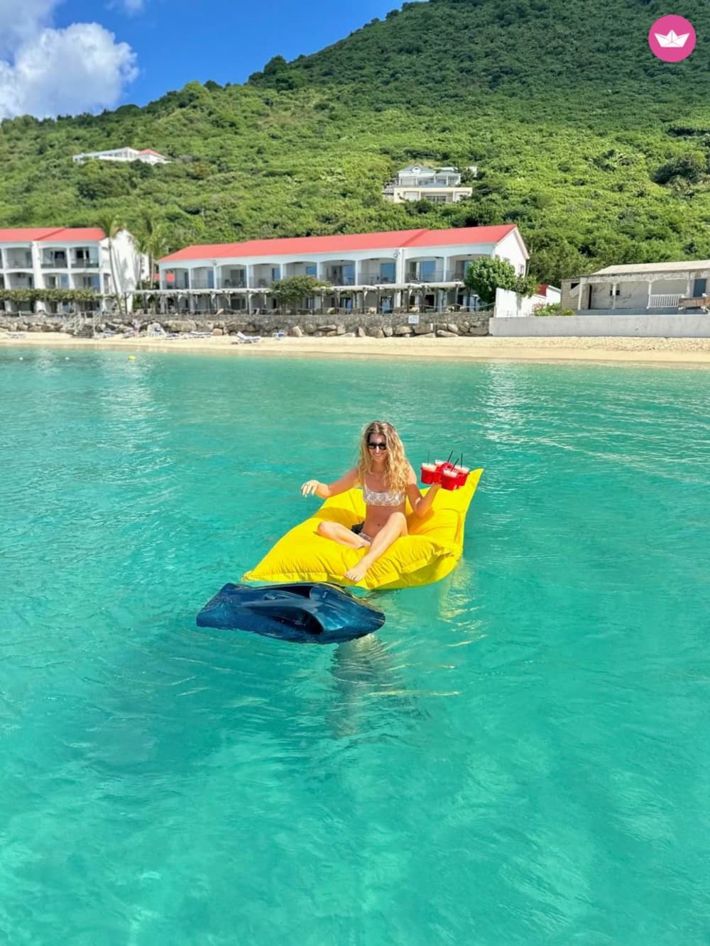 Délices caribéens d'une demi-journée : baignade, dégustation de cocktails et découverte de Saint-Martin par la mer