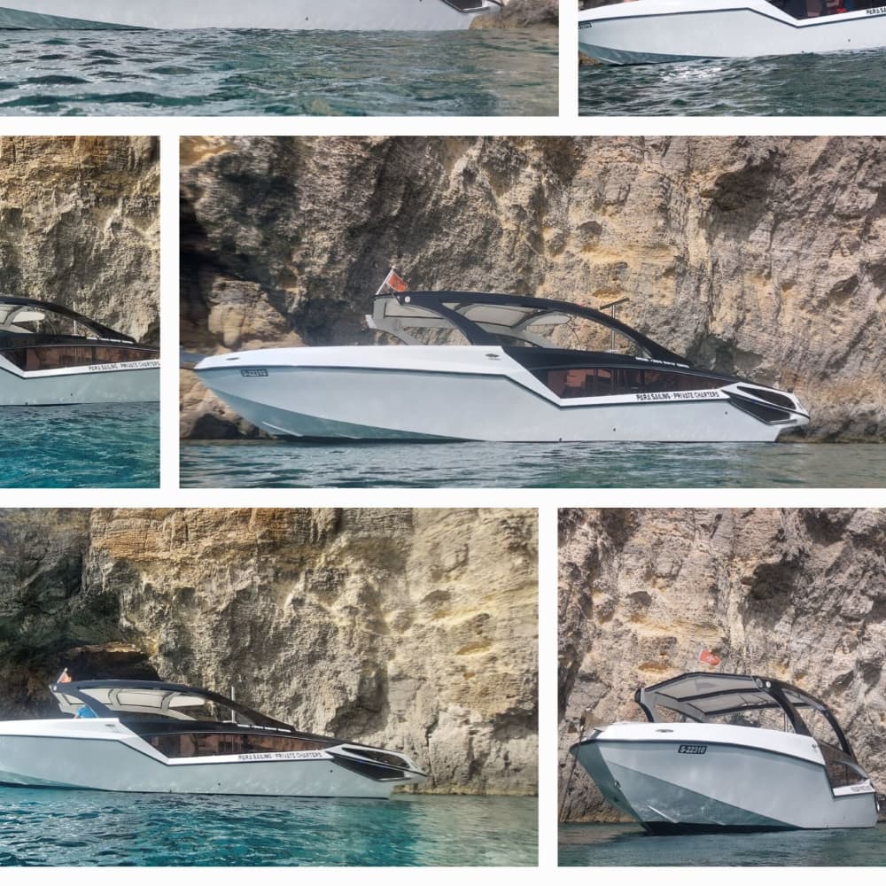Njut av 3 timmar och 30 minuter av solsken på en motorbåt på Malta