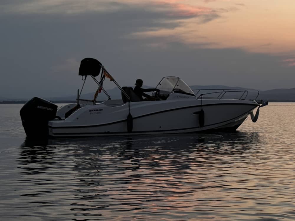 A full day of magic in Le Barcarès on a motorboat