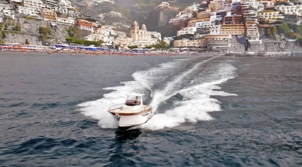 Wybrzeże Amalfi łodzią: wycieczka po Positano