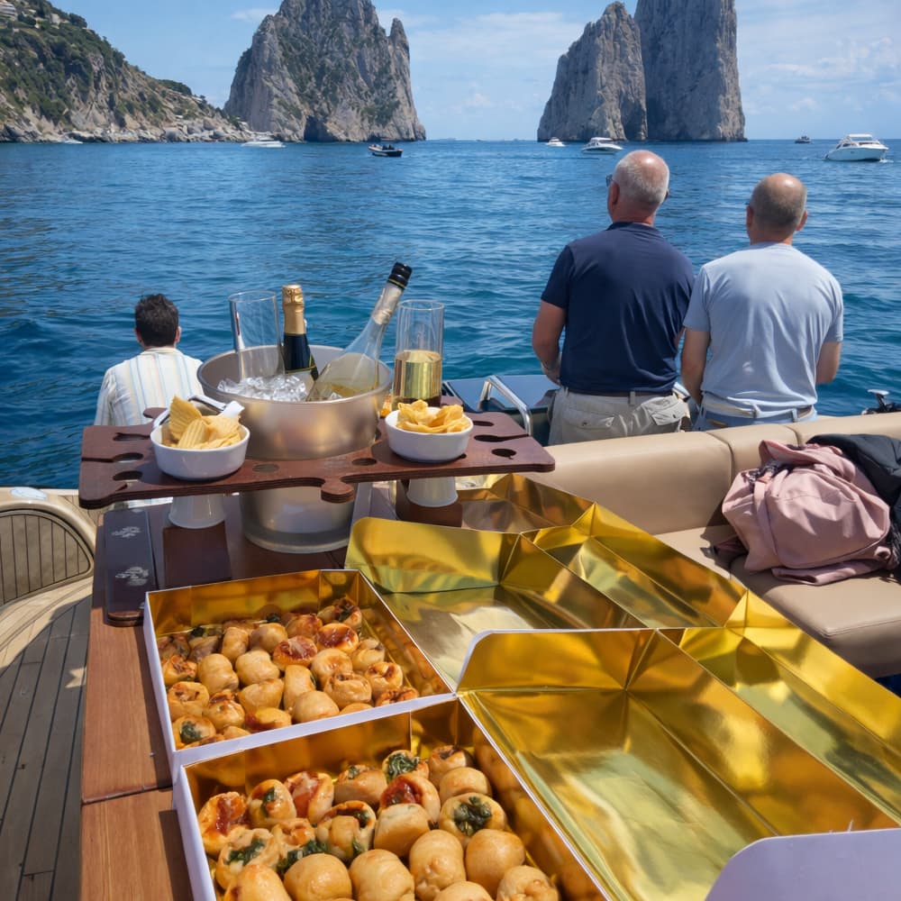 Capri: Private Bootstour mit Grotten, Faraglioni & Schwimmen