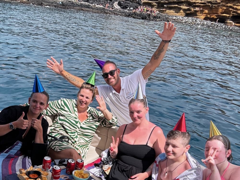 Excursion en bateau de 3h30 à Las Galletas pour profiter du soleil et de la mer