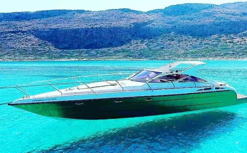 Your private motorboat for a day around Chania