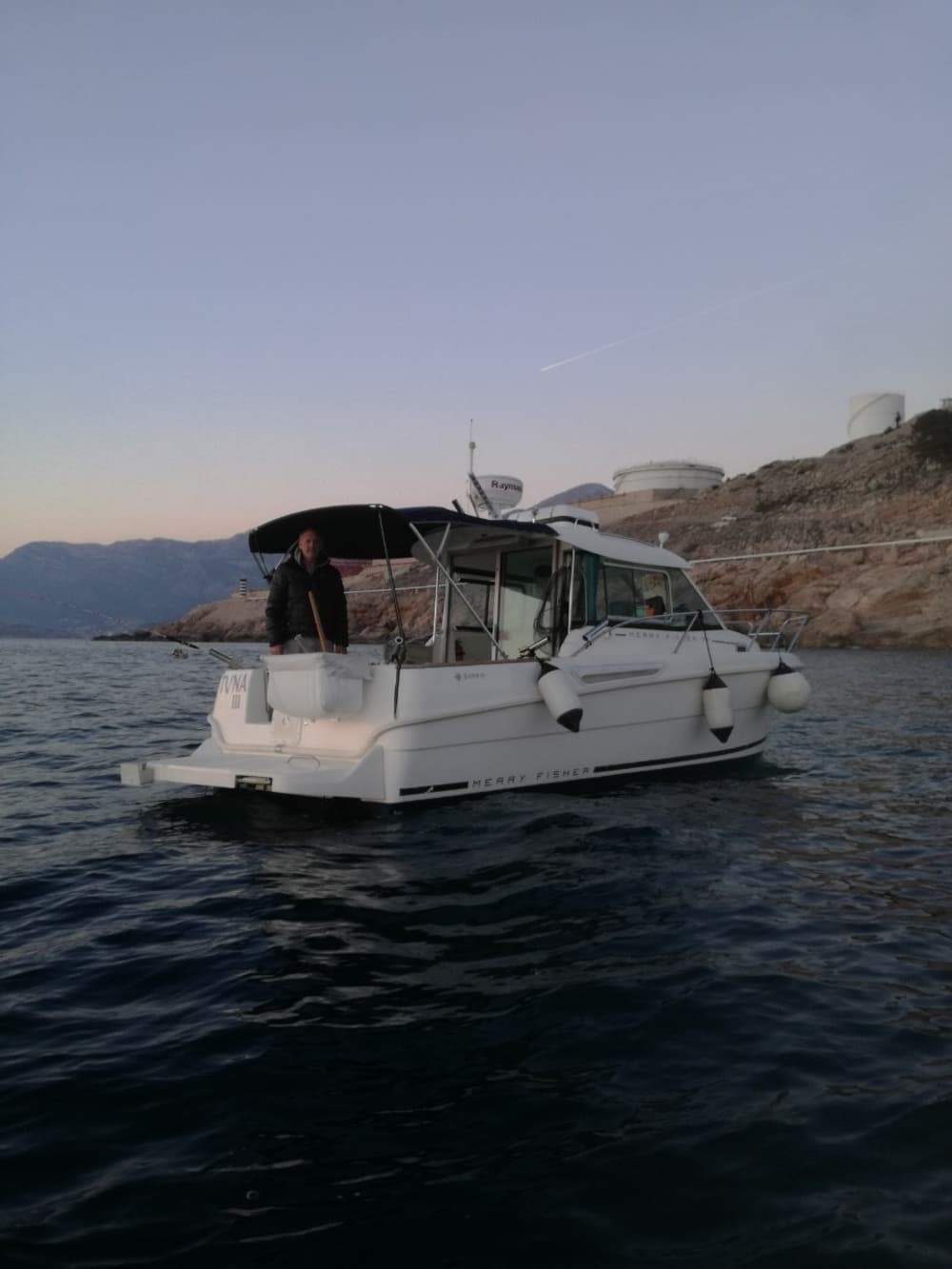 Private boat trip around Bar on a motorboat